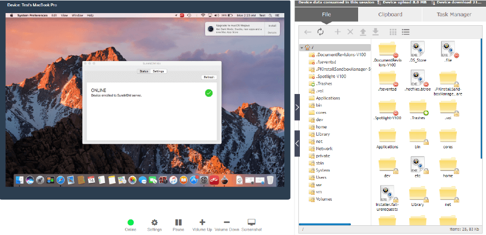 remote management macos